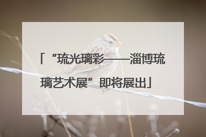 “琉光璃彩——淄博琉璃艺术展”即将展出