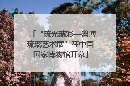 “琉光璃彩—淄博琉璃艺术展”在中国国家博物馆开幕
