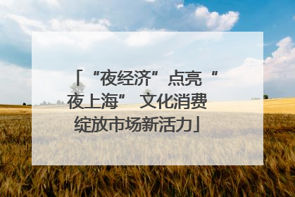 “夜经济”点亮“夜上海” 文化消费绽放市场新活力
