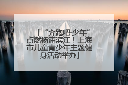 “奔跑吧·少年”点燃杨浦滨江！上海市儿童青少年主题健身活动举办