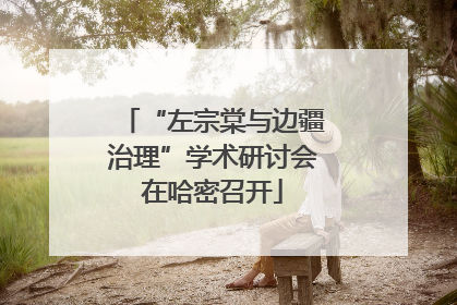 “左宗棠与边疆治理”学术研讨会在哈密召开