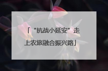 “抗战小延安”走上农旅融合振兴路