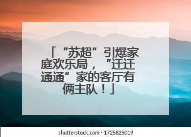 “苏超”引爆家庭欢乐局，“迁迁通通”家的客厅有俩主队！