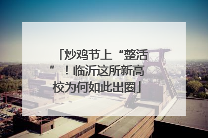 炒鸡节上“整活”！临沂这所新高校为何如此出圈