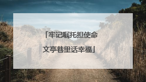 牢记嘱托担使命 文亭巷里话幸福