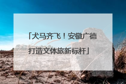 犬马齐飞！安徽广德打造文体旅新标杆