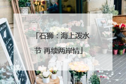 石狮：海上泼水节 再续两岸情