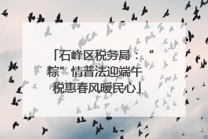 石峰区税务局：“粽”情普法迎端午 税惠春风暖民心