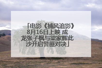电影《捕风追影》8月16日上映 成龙张子枫与梁家辉此沙开启警匪对决