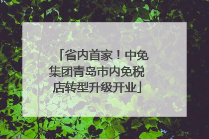 省内首家！中免集团青岛市内免税店转型升级开业
