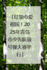 红领巾爱祖国！2025年青岛市少先队鼓号操大赛举行
