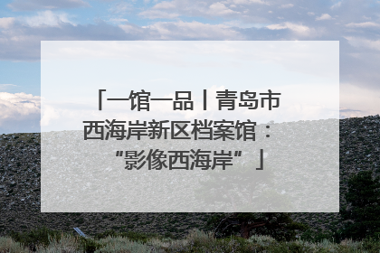 一馆一品丨青岛市西海岸新区档案馆：“影像西海岸”