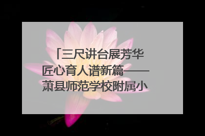 三尺讲台展芳华 匠心育人谱新篇——萧县师范学校附属小学第十三届班主任基本功大赛圆满举办