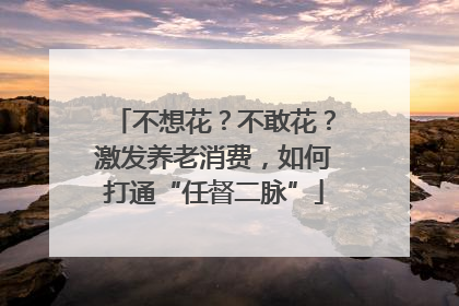 不想花？不敢花？激发养老消费，如何打通“任督二脉”
