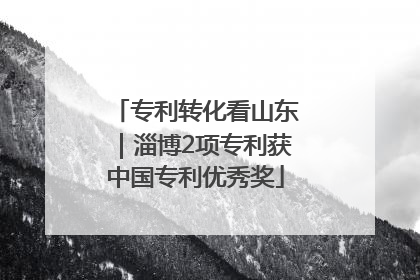 专利转化看山东｜淄博2项专利获中国专利优秀奖
