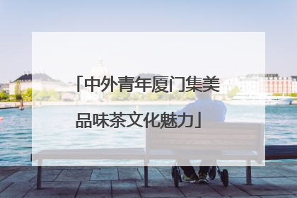 中外青年厦门集美品味茶文化魅力