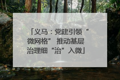 义马：党建引领“微网格” 推动基层治理细“治”入微