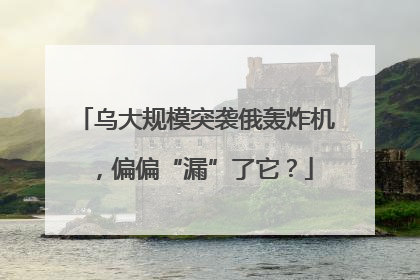 乌大规模突袭俄轰炸机，偏偏“漏”了它？