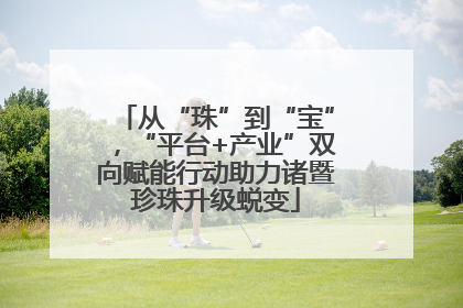 从“珠”到“宝”，“平台+产业”双向赋能行动助力诸暨珍珠升级蜕变