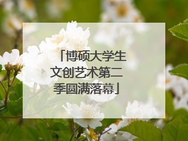 博硕大学生文创艺术第二季圆满落幕