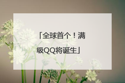 全球首个！满级QQ将诞生