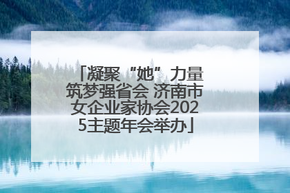 凝聚“她”力量 筑梦强省会 济南市女企业家协会2025主题年会举办