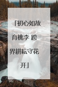 初心如故育桃李 跨界耕耘守花开