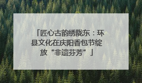 匠心古韵绣陇东：环县文化在庆阳香包节绽放“非遗芬芳”