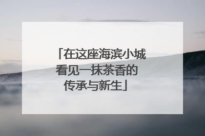 在这座海滨小城 看见一抹茶香的传承与新生