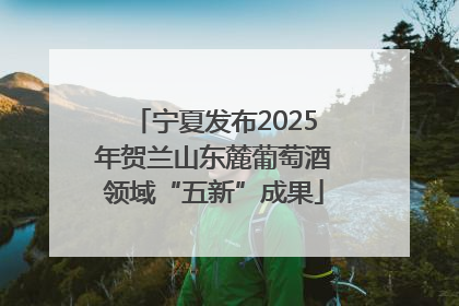 宁夏发布2025年贺兰山东麓葡萄酒领域“五新”成果