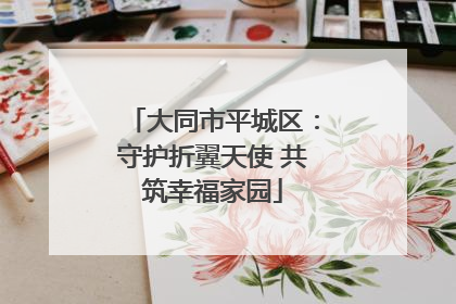 大同市平城区：守护折翼天使 共筑幸福家园