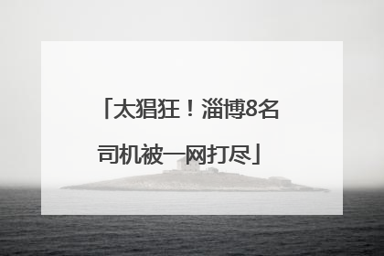 太猖狂！淄博8名司机被一网打尽