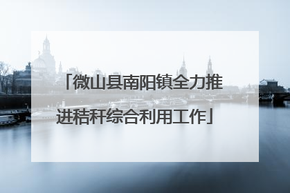 微山县南阳镇全力推进秸秆综合利用工作