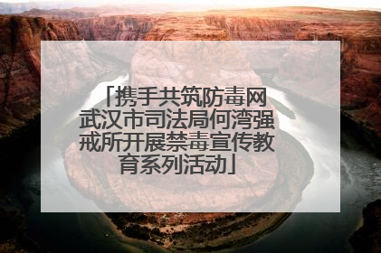 携手共筑防毒网 武汉市司法局何湾强戒所开展禁毒宣传教育系列活动