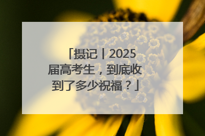 摄记丨2025届高考生，到底收到了多少祝福？