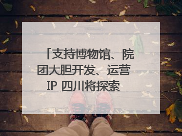 支持博物馆、院团大胆开发、运营IP 四川将探索建立新的收入分配激励机制｜新闻发布最前线