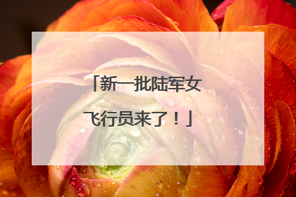 新一批陆军女飞行员来了！