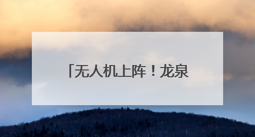 无人机上阵！龙泉“飞防”作业助力松材线虫病防治