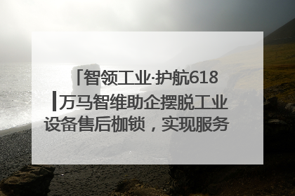 智领工业·护航618┃万马智维助企摆脱工业设备售后枷锁，实现服务与效能价值共振！