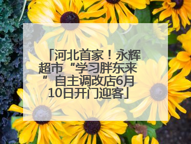 河北首家！永辉超市“学习胖东来”自主调改店6月10日开门迎客