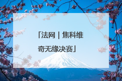法网｜焦科维奇无缘决赛