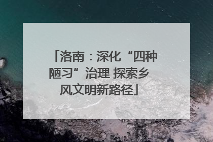 洛南：深化“四种陋习”治理 探索乡风文明新路径