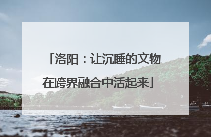 洛阳：让沉睡的文物在跨界融合中活起来