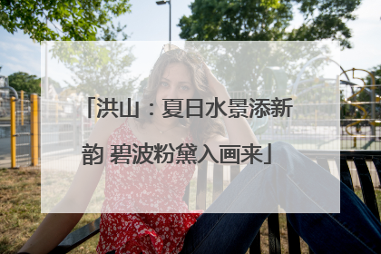 洪山：夏日水景添新韵 碧波粉黛入画来