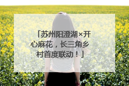 苏州阳澄湖×开心麻花，长三角乡村首度联动！