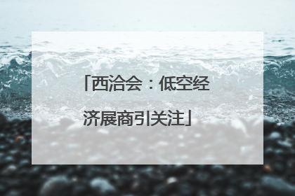 西洽会：低空经济展商引关注