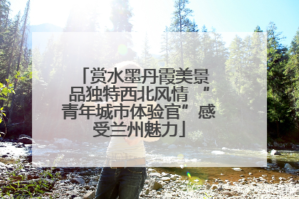赏水墨丹霞美景 品独特西北风情 “青年城市体验官”感受兰州魅力