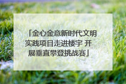 金心金意新时代文明实践项目走进楼宇 开展垂直攀登挑战赛