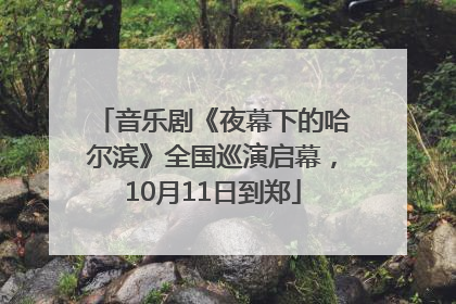 音乐剧《夜幕下的哈尔滨》全国巡演启幕，10月11日到郑