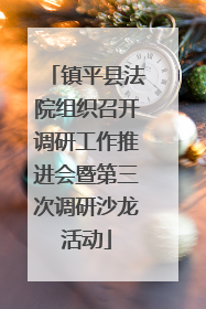 镇平县法院组织召开调研工作推进会暨第三次调研沙龙活动